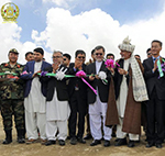 Ghani Inaugurates Work on  South-North Road in Bamyan